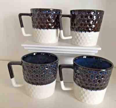 STARBUCKS 4 Mugs Blue, Brown, White Siren Scales 2017 Anniversary Collection EUC - Sold on eBay Apr 10, 2023 for $80.00