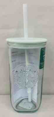 NEW Starbucks Recycled Glass Mint Triangle Bottom Cold Cup Tumbler 16 oz Grande - Sold on eBay Mar 12, 2023 for $83.95