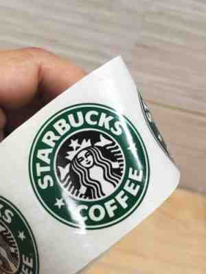 Old Starbucks Coffee 1.5" Retired Pre 2010 Logo Sticker Roll NOS Original Rare - Sold on eBay Feb 5, 2023 for $91.84
