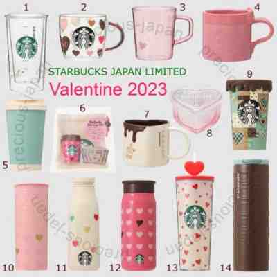 Starbucks Japan Limited Valentine 2023 Stainless Tumbler Mug Cup Glass Bottle - Sold on eBay Feb 10, 2023 for $69.00