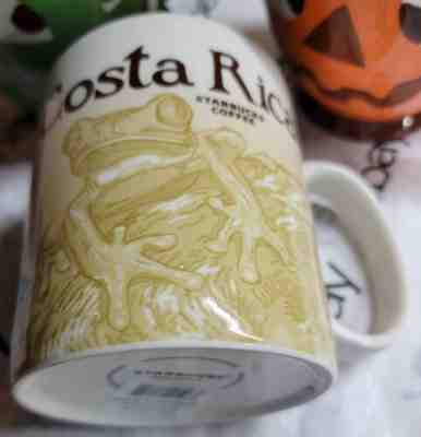 2013 STARBUCKS Coffee Mug COSTA RICA Icon 16 oz MIC w SKU, Discontinued, Frog - Sold on eBay Mar 12, 2023 for $65.95