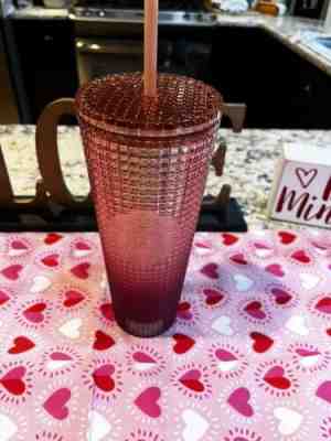 NEW Starbucks Mexico 2023 Pink Gradient Grid 24oz Cold Cup Tumbler - Sold on eBay Feb 24, 2023 for $69.00