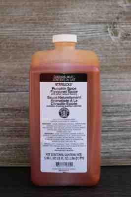 Starbucks Pumpkin Spice Flavored Sauce [w/ Included Pump] [EX: 3/2023-5/2023] - Sold on eBay Feb 6, 2023 for $39.99