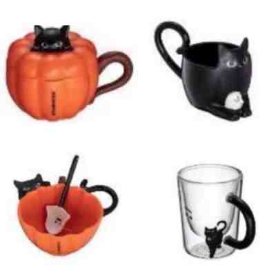 2022 New Starbucks Mugs Halloween Gift Cute Black Cat Pumpkin Ghost Cups Ceramic - Sold on eBay Feb 13, 2023 for $36.99