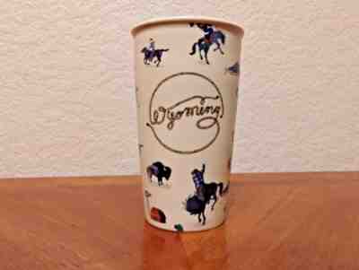 STARBUCKS - 2016 Wyoming Farm Cowboy Traveler Tumbler Coffee Mug 12oz - Sold on eBay Mar 10, 2023 for $69.99