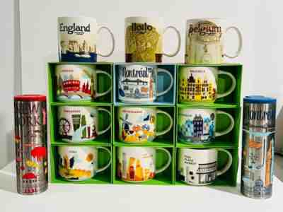 New In Box STARBUCKS MUG 14 OZ BEEN THERE You Are Here Series US & INTERNATIONAL - Sold on eBay Apr 11, 2023 for $35.00