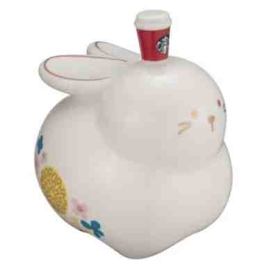 Starbucks RABBIT Coin Bank BUNNY Red Cup Chinese New Year 2023 Zodiac -no card - Sold on eBay Feb 21, 2023 for $82.99
