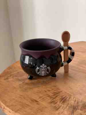 RARE 2019 Starbucks Halloween Korea Witch's Brew Cauldron Mug w/ Spoon - Sold on eBay Mar 29, 2023 for $200.00