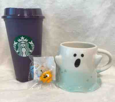 Starbucks Japan Halloween 2022 Reusable Cup Bearista Ghost Mug Cup Set of 3 New - Sold on eBay Apr 12, 2023 for $79.99