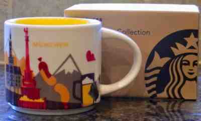 NWT Starbucks MÃ?NCHEN MUNCHEN (MUNICH)  Are Here YAH Collector Mug