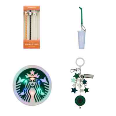 Starbucks Korea Key chain Straw Ornament Accessory Limited MD - Sold on eBay Apr 14, 2023 for $66.00