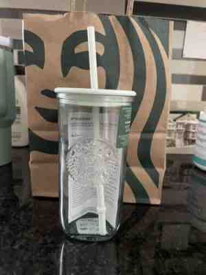 Starbucks Recycled Glass Mint Grande Cold Cup Tumbler NEW 2023 Triangle - Sold on eBay Mar 11, 2023 for $49.99