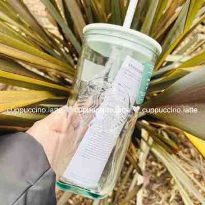 NWT Starbucks 2023 Recycled Core Mint Glass Triangle Cold Cup Tumbler - Sold on eBay Mar 20, 2023 for $63.99