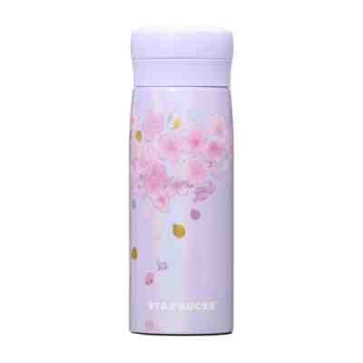 Japan Starbucks SAKURA 2023 Stainless Steel Bottle Purple 325ml - Sold on eBay Apr 4, 2023 for $51.00
