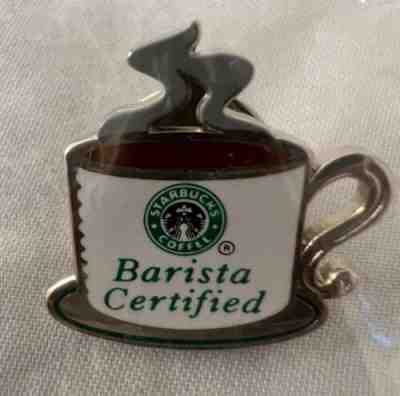 Starbucks Pin "Barista Certified" Rare Vintage - Sold on eBay Feb 18, 2023 for $69.99