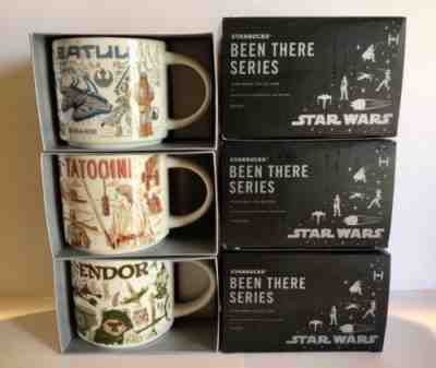 2021 Starbucks Disney Star Wars Been There Mug set Batuu Endor Tatooine NIB - Sold on eBay Apr 19, 2023 for $205.00