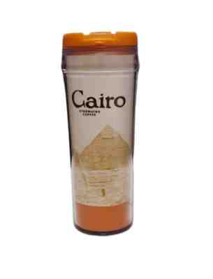 Starbucks Coffee Cairo Pyramid Egypt Travel Mug Orange Tumbler 12oz Collectible - Sold on eBay Apr 17, 2023 for $79.19