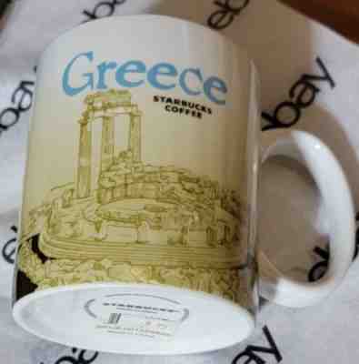 2012 STARBUCKS Coffee Mug GREECE Icon 16 oz MIC w SKU, Discontinued NWT - Sold on eBay Apr 17, 2023 for $74.95