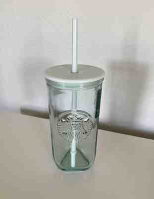STARBUCKS 2023 RECYCLED CORE MINT GLASS TRIANGLE BOTTOM TUMBLER COLD CUP MUG NEW - Sold on eBay Mar 26, 2023 for $64.00