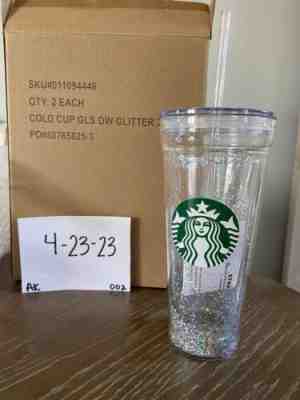 HTF Starbucks Glitter Glass Tumbler 20oz RARE 2018 - Sold on eBay Apr 28, 2023 for $404.00