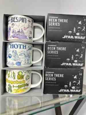Disney Star Wars Starbucks Been There Mugs set of 3: Hoth, Bespin, Dagobah new - Sold on eBay Apr 21, 2023 for $357.00