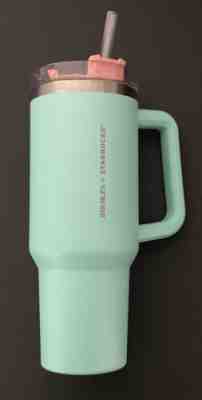 Starbucks + Stanley Pastel 40oz Turquoise Green Pink Thailand 2023 NWT In Hand - Sold on eBay Apr 17, 2023 for $380.00