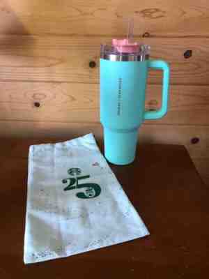 Stanley x Starbucks Thailand Exclusive 40 oz. Quencher tumbler pastel two tone - Sold on eBay May 10, 2023 for $350.00