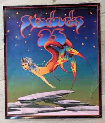 Vintage Roger Dean for STARBUCKS Promo Poster Print 1996 Siren Mermaid 26x22