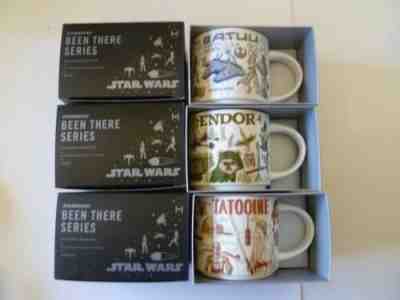 2021 Starbucks Disney Star Wars Been There mug set Batuu , Endor, Tatooine mint - Sold on eBay Mar 20, 2023 for $240.00