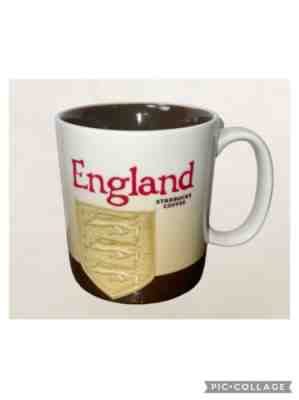 STARBUCKS ENGLAND CITY ICON 2009 MUG UK ROYAL ARMS OF KINGS REALM 3 GOLD LIONS - Sold on eBay May 14, 2023 for $235.00