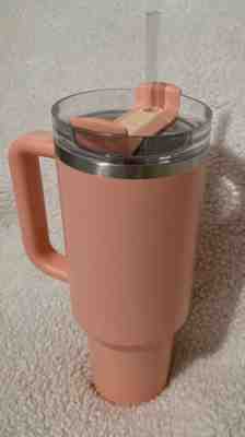 Stanley x Starbucks 2023 40 oz. Quencher Tumbler Target Exclusive peach pink - Sold on eBay May 10, 2023 for $202.50