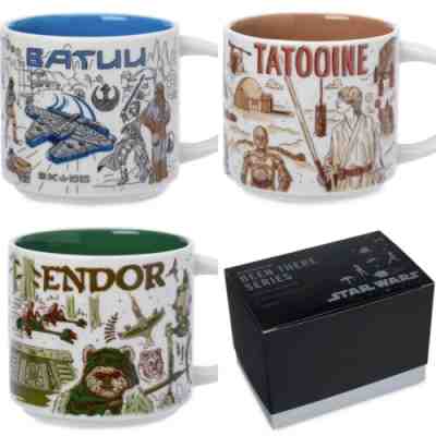 2021 DISNEY STAR WARS STARBUCKS Been There set of 3 mugs Endor, Batuu, Tatooine - Sold on eBay May 2, 2023 for $224.96