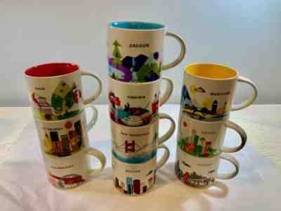 Starbucks You Are Here Collection States And Cities, Lot Of 10 Mugs - Sold on eBay Apr 23, 2023 for $183.50