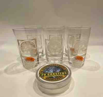 Vintage Starbucks Doonesbury Gary Trudeau 6 Pint glasses and coastersÂ  - Sold on eBay Apr 18, 2023 for $150.00