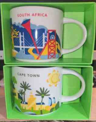 Starbucks South Africa & Cape Town You are here 414ml Mug Set + EMS