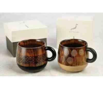 NEW Starbucks Japan Wood Mug 2 Set Urushi Hida Takayama Jimoto Series Gifu Cup - Sold on eBay Feb 24, 2023 for $178.41
