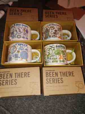 Disney Parks Starbucks WDW Been There Series Mug ORNAMENT Set All Four Parks NEW - Sold on eBay May 1, 2023 for $159.75