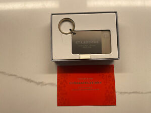 Starbucks 2014 Limited Edition Sterling Silver Key Chain Card w/ $300 Balance. - Sold on eBay November 21st, 2023 for $399.99