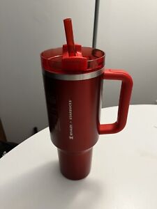 NEW LIMITED EDITION Starbucks x Stanley Holiday 2023 40 oz Red Tumbler Mug - Sold on eBay December 2nd, 2023 for $165.00