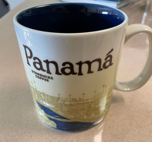 Starbucks Global Icon Series Panama Coffee Mug Cup Canal Centennial Bridge - Sold on eBay May 19th, 2024 for $100.00