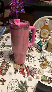 Stanley + Starbucks 2024 Winter Pink 40oz Tumbler New Target Exclusive - Sold on eBay January 17th, 2024 for $210.00 (27 bids) 