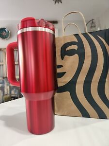 ?NEW LIMITED red Starbucks Stanley holiday 2023 tumbler Collab (40 oz) in box ? - Sold on eBay November 21st, 2023 for $169.00 (15 bids) 