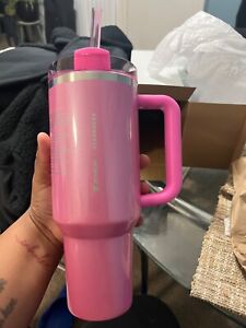 Stanley x Starbucks Exclusive 2024 Pink 40oz Tumbler Early Release!!! - Sold on eBay January 9th, 2024 for $218.50 (32 bids) 