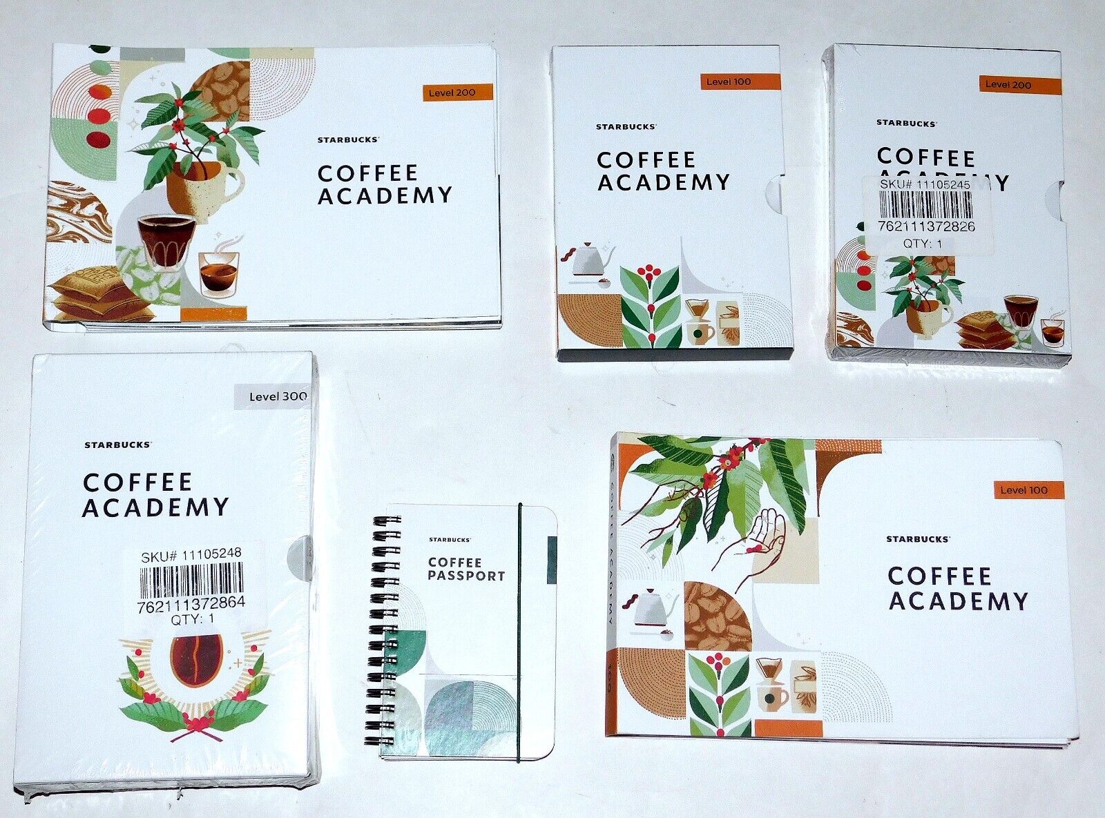 Starbucks Coffee Academy Employee Manuals & Activity Cards(Levels 100, 200, 300) - Sold on eBay January 12th, 2025 for $110.00