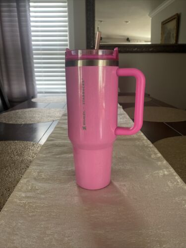 Stanley x Starbucks Winter Pink 40oz Tumbler NO BOX OR STRAW - Sold on eBay February 21st, 2024 for $149.99
