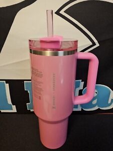 Stanley X Starbucks Tumbler 40 Oz Pink Limited Edition Target Brand  (IN HAND) - Sold on eBay February 2nd, 2024 for $249.99