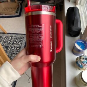 Starbucks X Stanley 2023 Holiday Red 40oz Tumbler Limited Edition - Sold on eBay January 4th, 2024 for $220.00 (1 bids) 