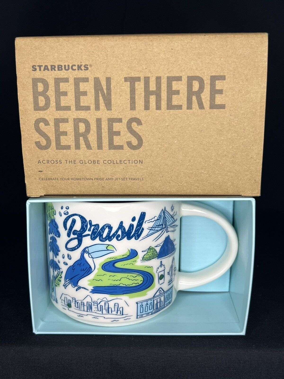 New  Brazil Brasil Been There Series Collection 14oz Coffee Tea Mug Cup New - Sold on eBay March 28th, 2025 for $115.00