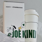 PEANUTS X STARBUCKS 2025 Joe Kind Stainless Steel Tumbler 16oz Snoopy Woodstock - Sold on eBay March 25th, 2025 for $125.00