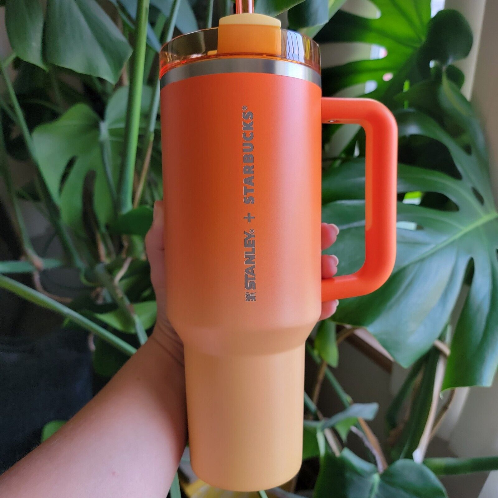 Stanley x Starbucks Philippines Tangerine Orange Ombré 40oz Tumbler NEW RARE - Sold on eBay September 15th, 2024 for $139.99